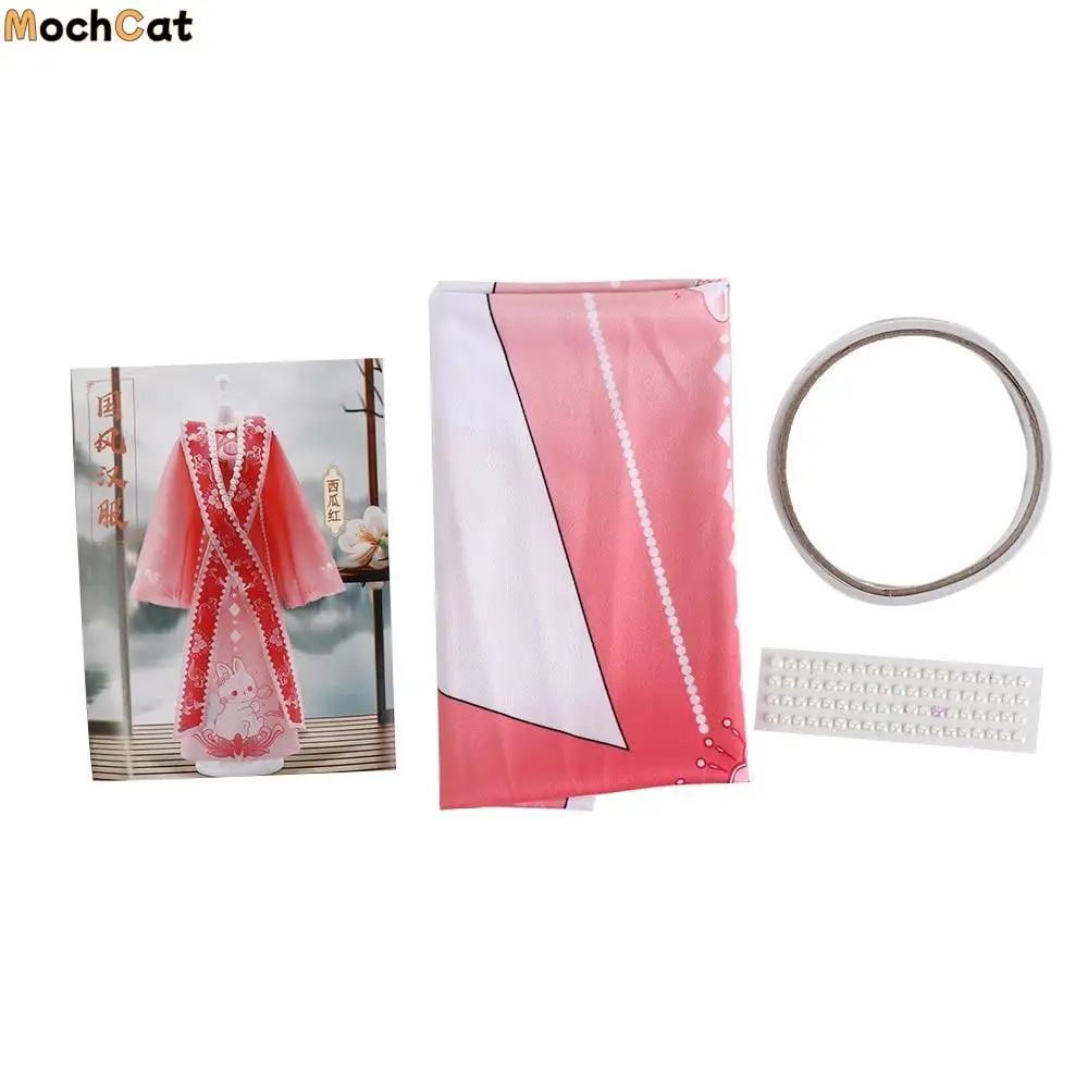 

Vintage Dress DIY Hanfu Clothes Toys Skirt Handcrafts Doll's Hanfu Clothes DIY Kit Wear Handmade Doll Clothing Design Kids Girl