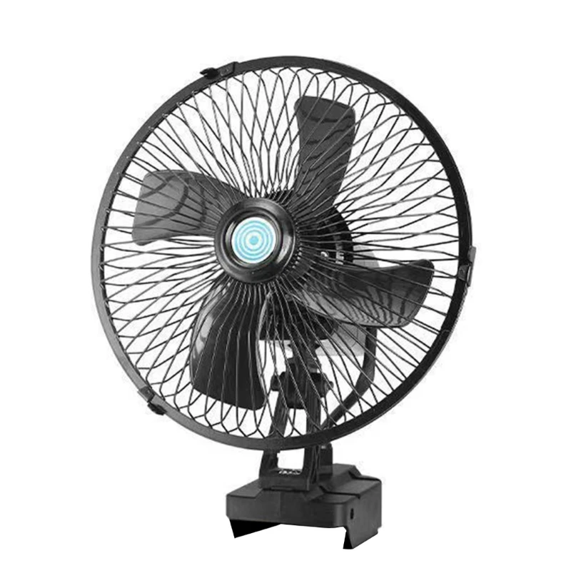 Versatile Energy Efficient 8 Inch Electric Cooling Fan With Sturdy Plastic Housing For Hot Days Emergency Power Outages