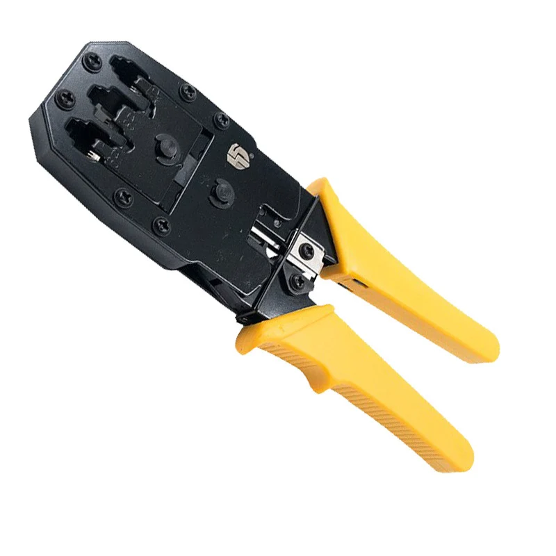 RJ45 Ergonomic Modular Crimping Tool Ethernet Network LAN Cable Crimper Cutter Stripper Plier 8P 6P RJ12 RJ11 for Cat5 Cat6 Cat7