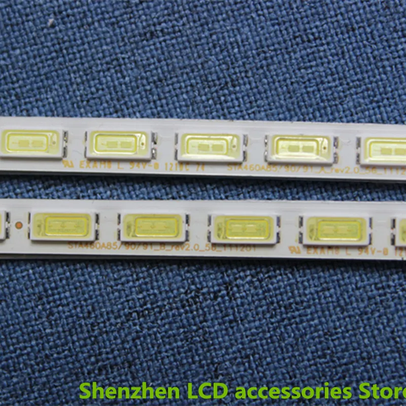 2 Pezzi/lottp PER Haier LE46A900P striscia di retroilluminazione LCD 74.46T14.001-3-DX1 schermo T460HVD01.0 1 Pezzi = 56LED 510MM