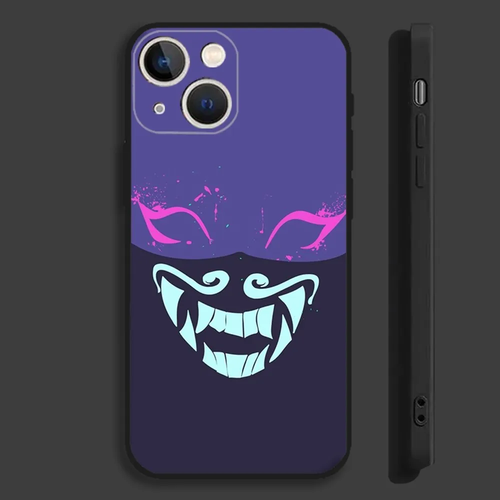 Leagues Of Legend KDA Akali Phone Case For iPhone 15,14,13,12,11 Plus,Pro,Max,XR,XS,X,7,8 Plus,SE,Mini Silicone Soft