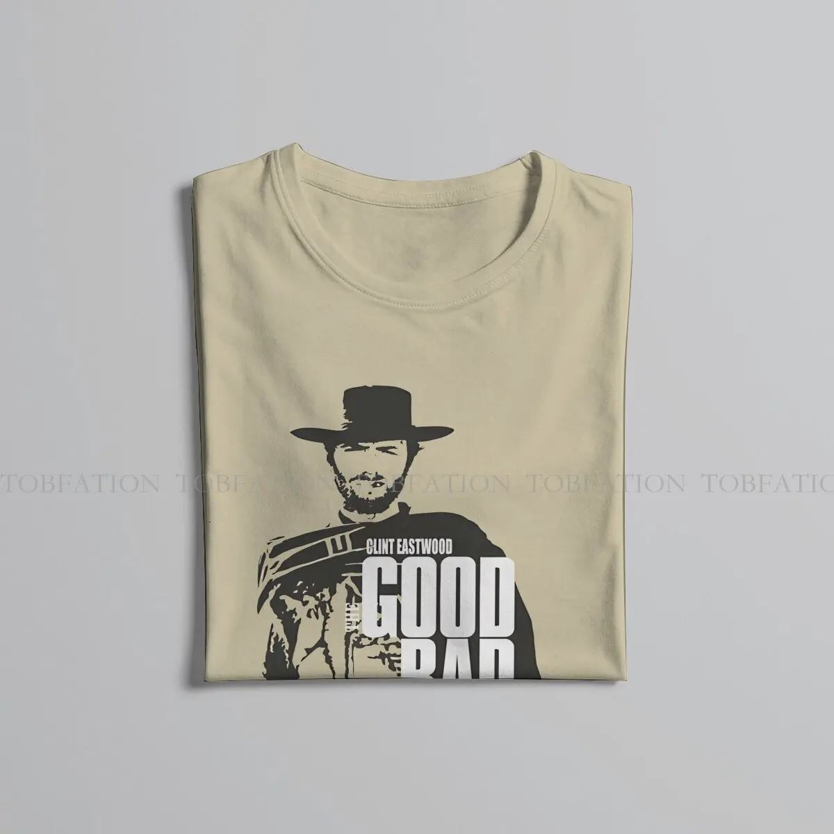 Clint Eastwood The Good The Bad & The Ugly Movie Men T Shirt Cotton Graphic O-Neck TShirt Harajuku Streetwear