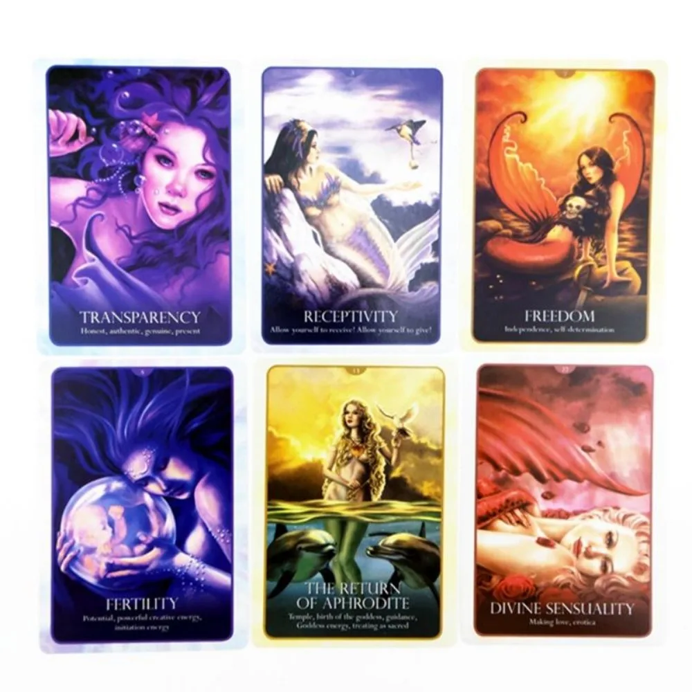 Oracle of The Mermaids 45-Card Deck Magical Messages of Healing Love & Romance