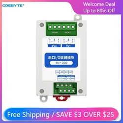 ModBus I/O 네트워크 모듈 직렬 포트 RS485 4AI + 2DO MA01-XACX0420 지원 PLC/터치 디스플레이 IoT