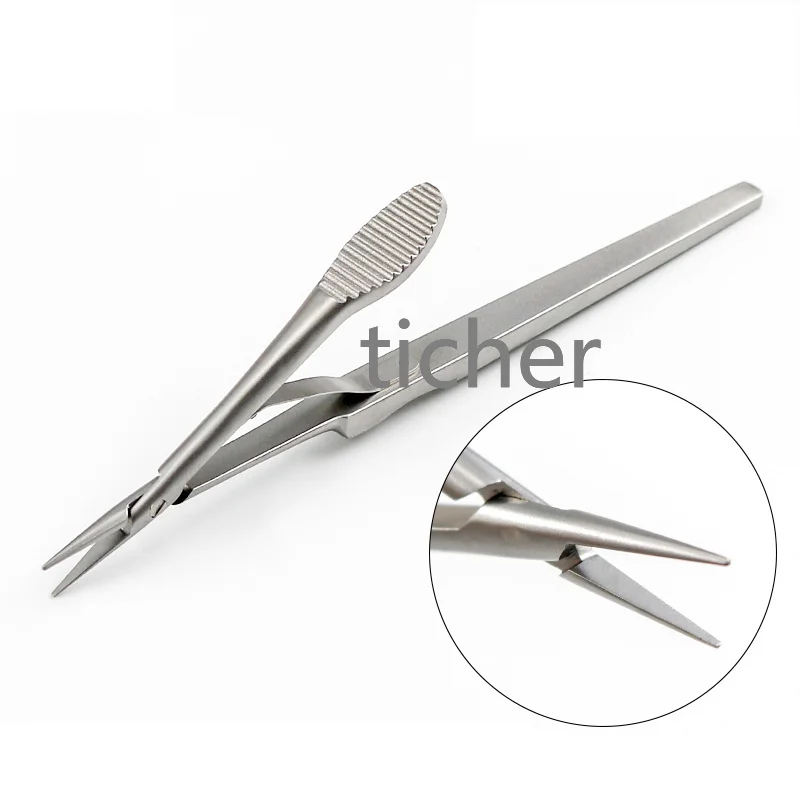 Ophthalmology microscopy ophthalmic tools stainless steel microscopy instruments long and short handle needle holder needle clam