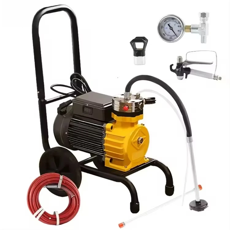 Airless Paint Sprayer, Electric Pump, Emulsion Latex Paint, Wall Spraying Machine, Painting Equipment, Home Decor Tools