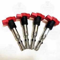 4Pack OEM Ignition Coil 06E905115E 06D905115 06D905115A 06E905115 06E905115A For Audi TT A4 VW Golf Jetta GTI 2.0L 2.0T UF529