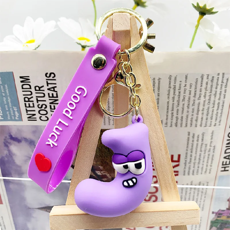 Alfabeto Lore Keychain Brinquedos para Crianças, Letra Inglesa, Bonecas de Animais, Ornamento, Saco Pingente, Presentes de Aniversário Educativos, Crianças