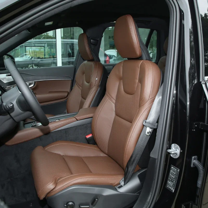 Custom Fit Car Seat Covers for Volvo XC60 XC90 S60 S90 EX30 XC40 Full Surround Premium Leather Front and Read Seat Cover 5 Seats