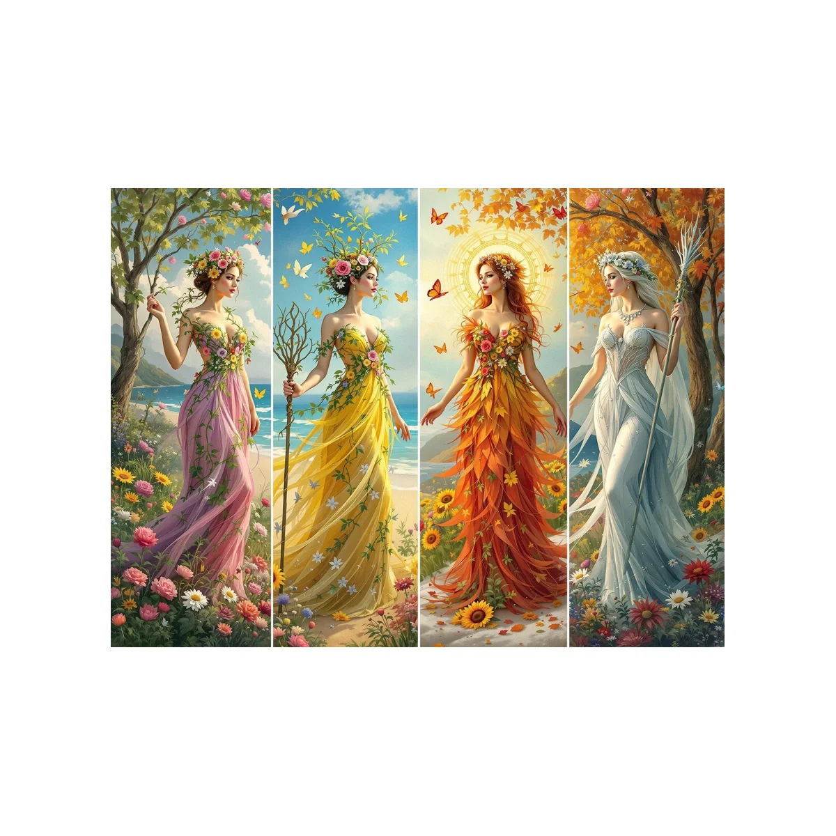 1 шт., 30x40 см-11,8x15,7 дюйма, безрамный 11CT/14CT, тканевый набор для вышивки крестиком, «сделай сам», «Фея»