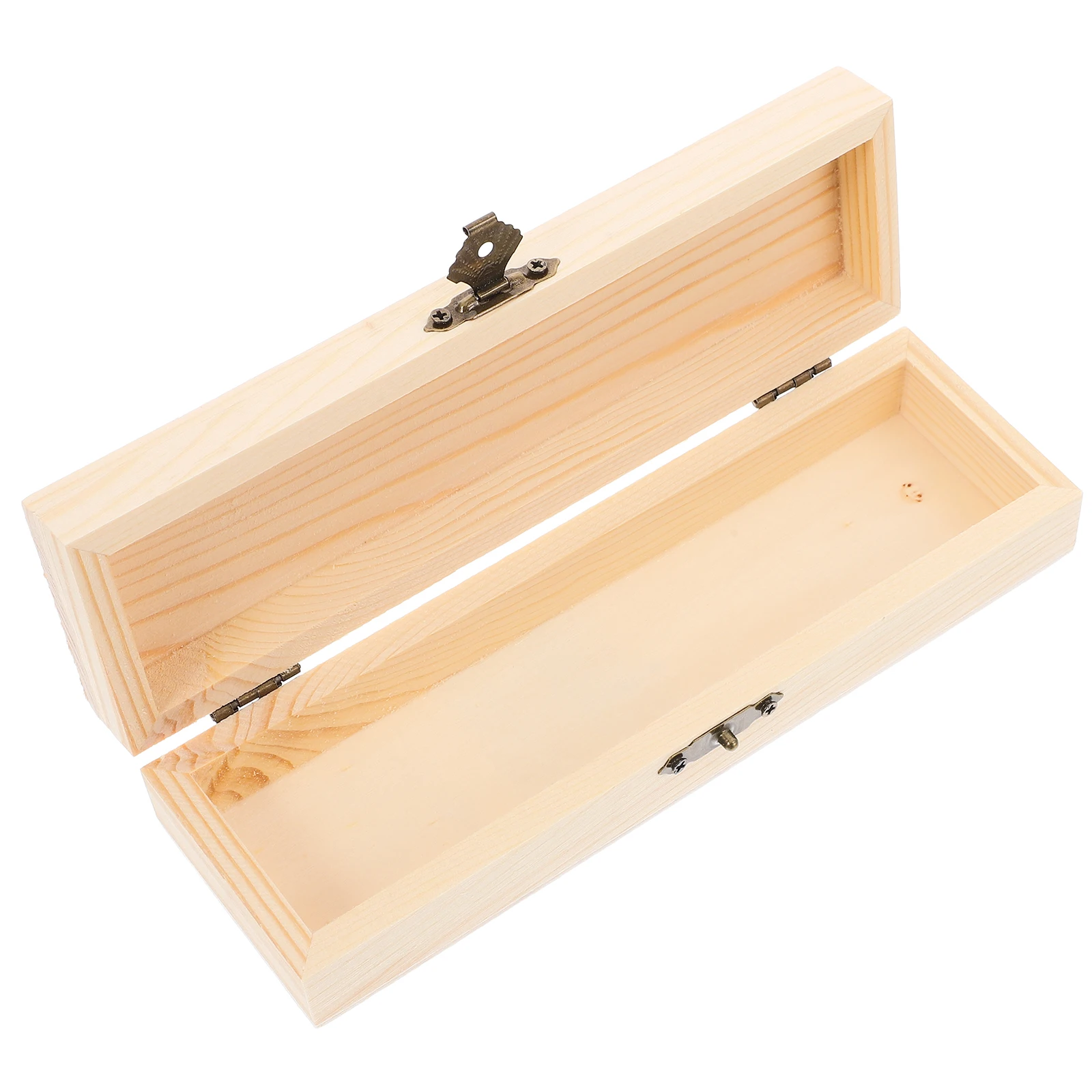 

Wooden Pencil Box Lockable Diy Friendly Stationery Organizer Storage Case For Pens Brushes Markers School Office Supply Pencil