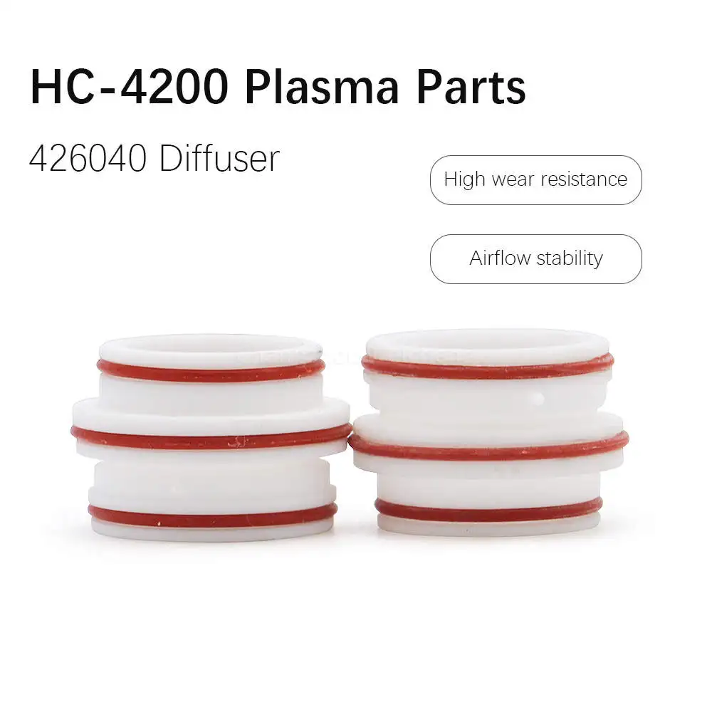 Jiusheng HC-4200 Plasma Cutting Torch Consumables 426040 Plasma Diffuser Swirl Ring Made of Durable Copper