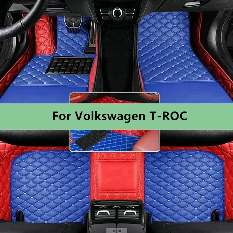 Car Floor Mats For Volkswagen T-ROC 2022 2023 2024 2025 2026 2027 2028 Custom Car Mats Floor Cars Carpets Accessories
