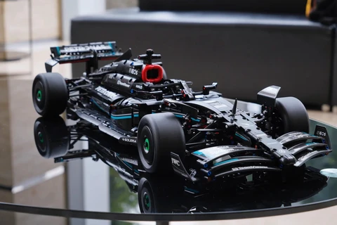 Строительные блоки, городская суперскоростная гоночная машина, сборная модель, самостоятельная сборка, игрушка, подарки для детей топ 8 лего крыло летучей мыши - №4