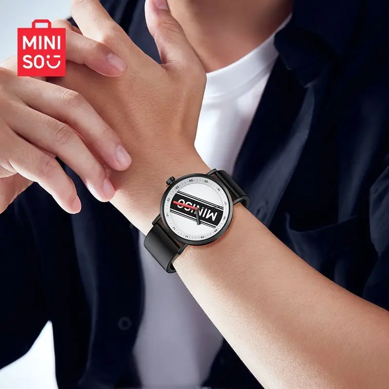 Miniso original novo relógio de quartzo masculino relógios de moda esportiva