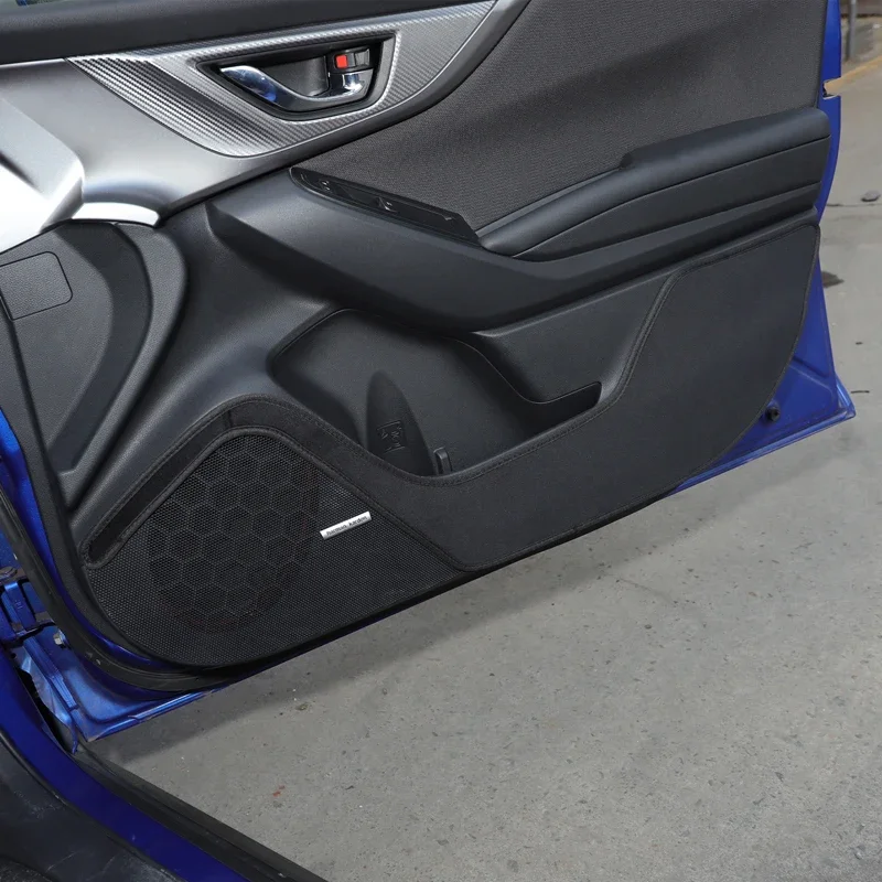 2022-2026 스바루 WRX 벨벳 블랙 차량 도어 방오 매트 미끄럼 방지 매트 장식 스티커 인테리어 자동차 액세서리