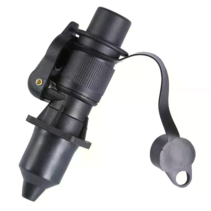 12V 3Pin Trailer Socket Connectors Round 3 Pole Plug-in Trailer Tractor Plug For Electrical Caravan Truck DIN 72572/DIN 9680