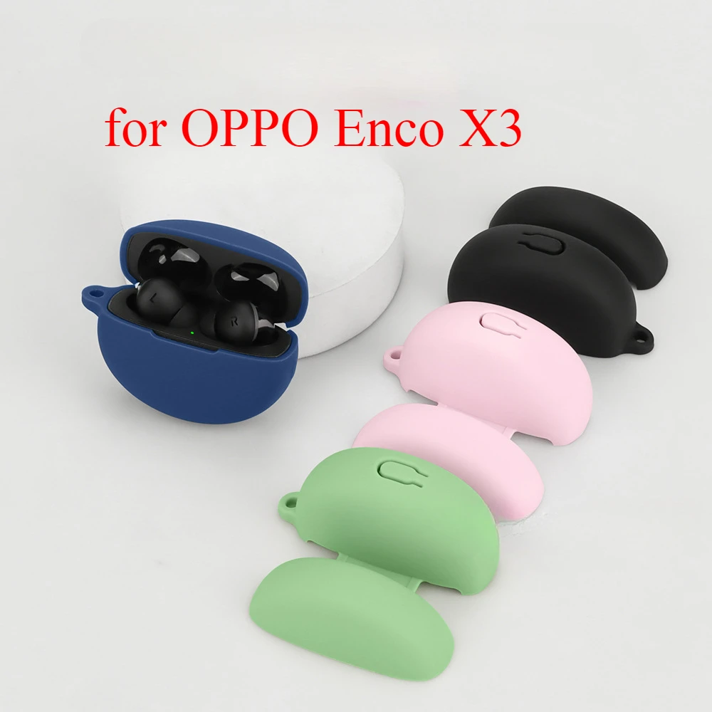 Para OPPO Enco X3 funda de silicona antideslizante protección auriculares Bluetooth funda para OPPO Enco Air3Pro funda fundas coque