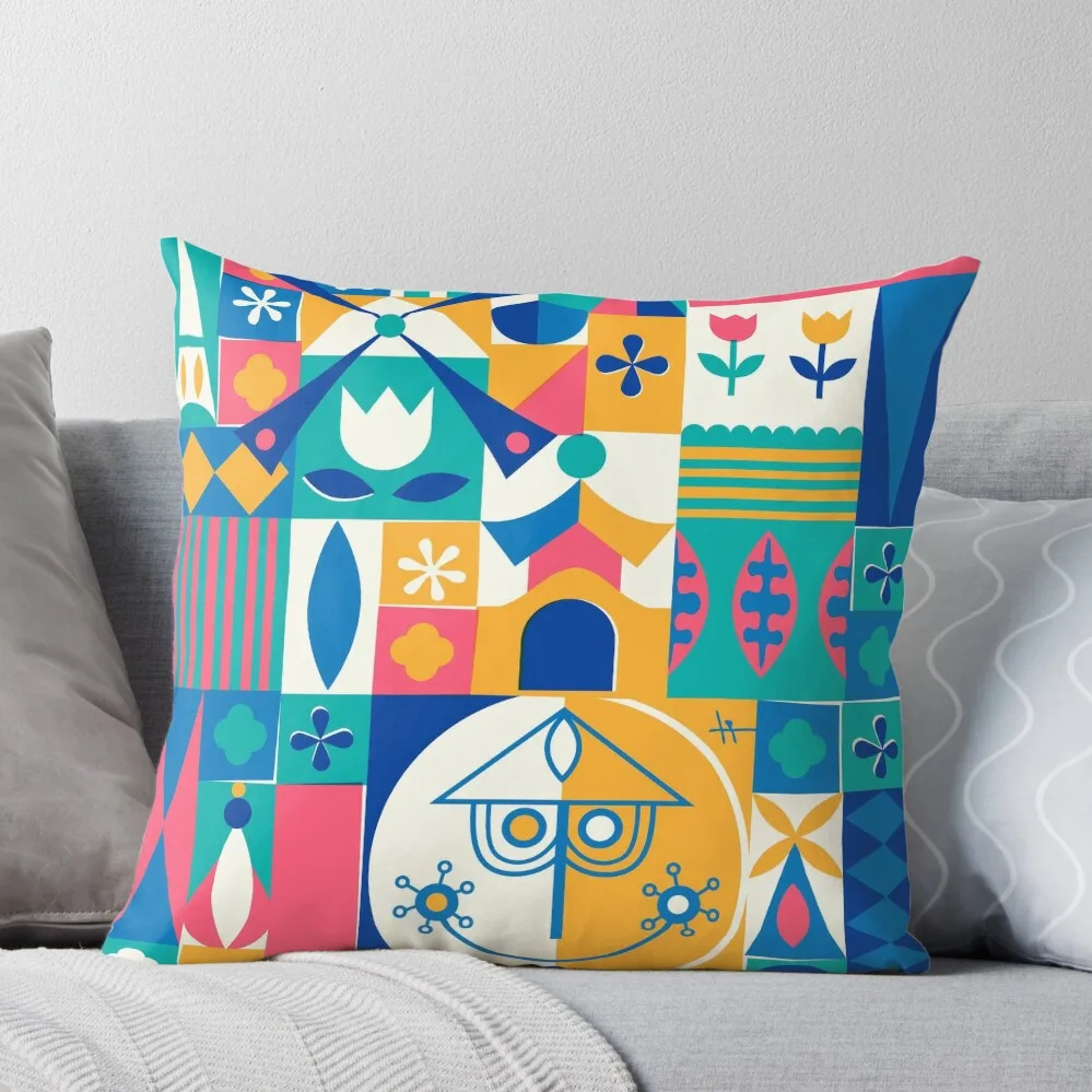 A Small World Throw Pillow Couch Cushions Cushions For Decorative Sofa Sofa Covers