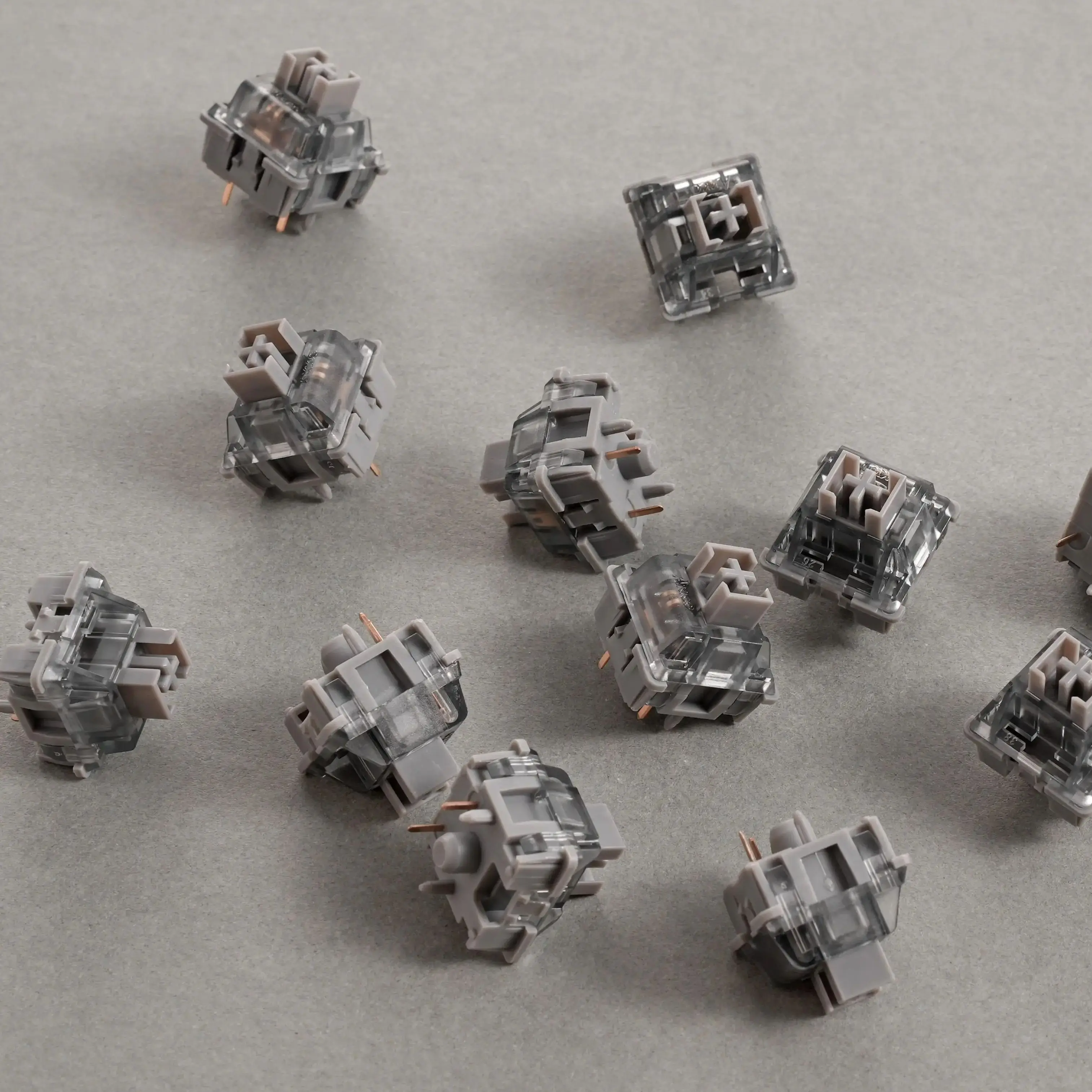 Akko V3 pro Silver Switches 5 Pin 40gf Linear Switch with Dustproof Stem Compatible with MX Mechanical Keyboard (45 pcs) image 5