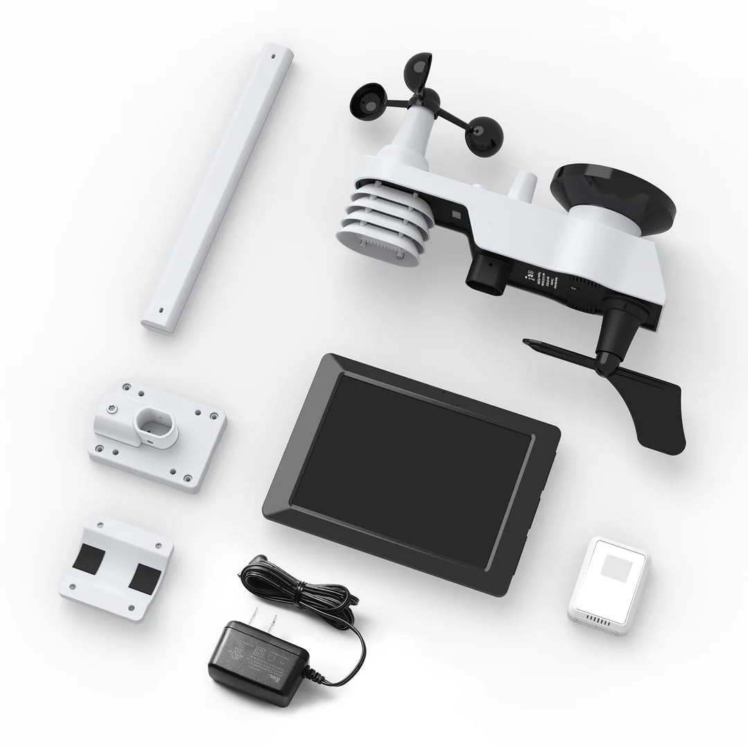 Numerical Accuracy Humidity Real-time Weather Forecast Wind Speed Rainfall Air Pressure Illuminance Multi-channel Temperature