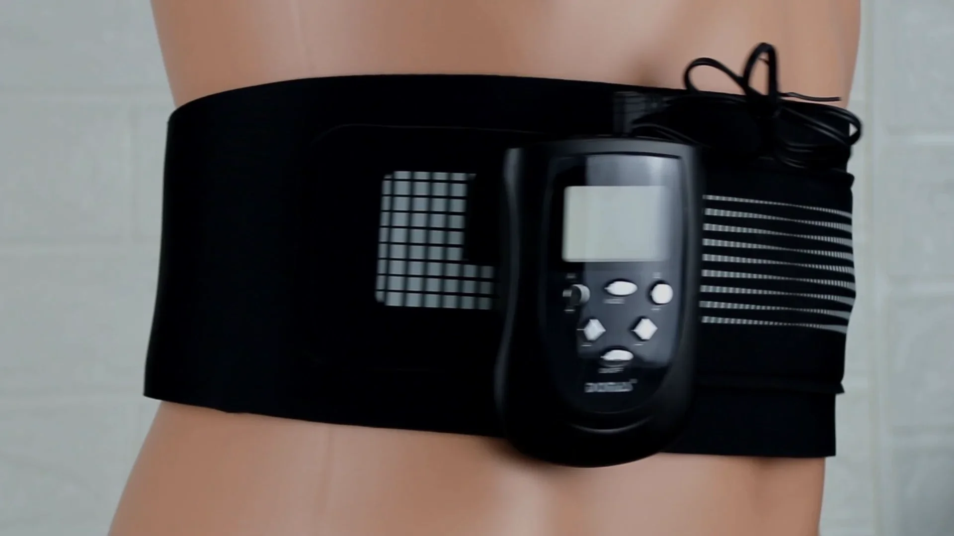 Fitness Belt Abdominal Electrical Muscle Stimulation (EMS) for Improvement of Muscle Tone, Strengthening Muscles,Firming