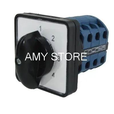 

440 В переменного тока, 240 В переменного тока, 5 позиций, 10 винтовых клемм, переключатель