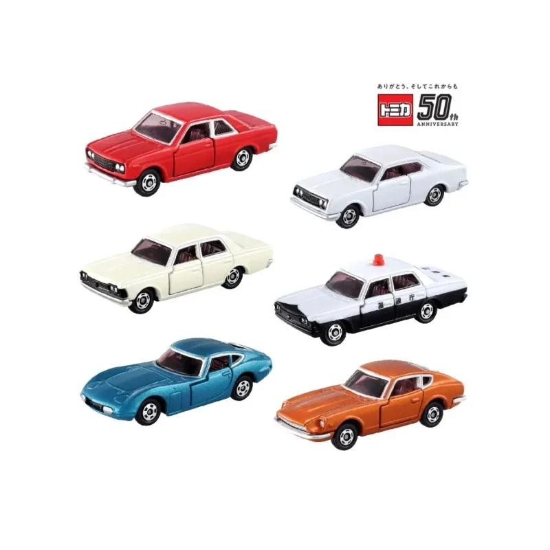 

TAKARA TOMY tomica 50th Anniversary Edition Alloy Car Model Man Toy Gift Sports Car Police Car GTR Children's holiday Gift