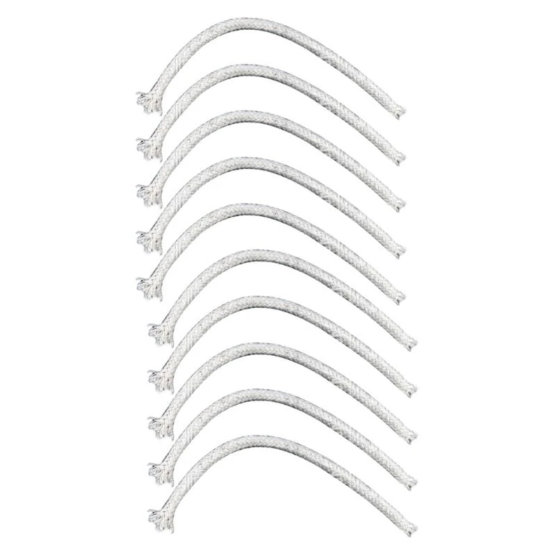 10шт круглые хлопковые плетеные свеча фитиль масла фонари для масляных фонарей для масляных ламп 15 см/5,90 дюйма для масляной