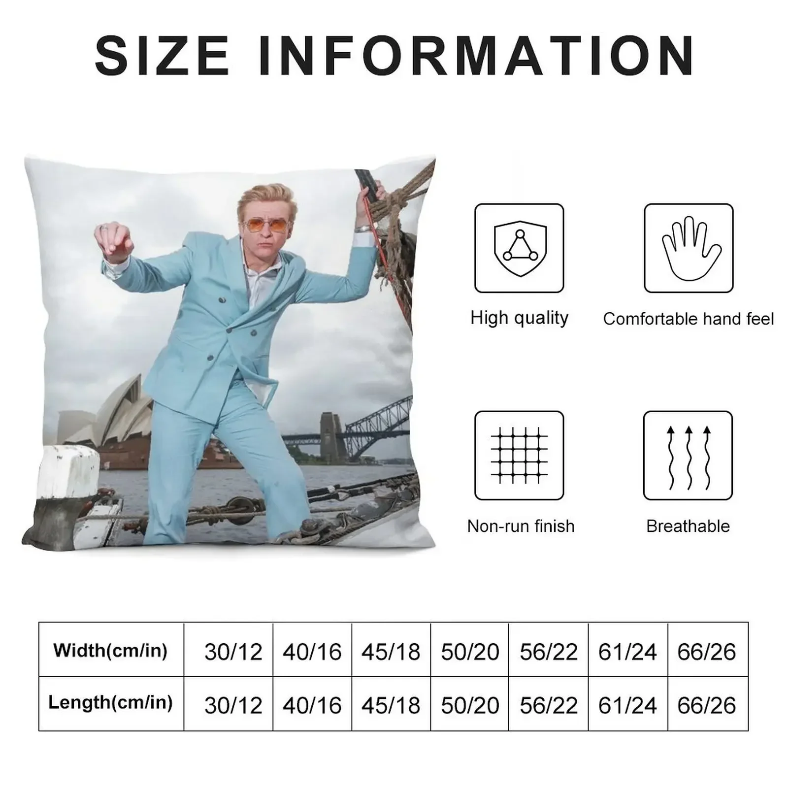 Rhys Darby Throw Pillow luxury home accessories christmas cushions covers Covers For Sofas pillow