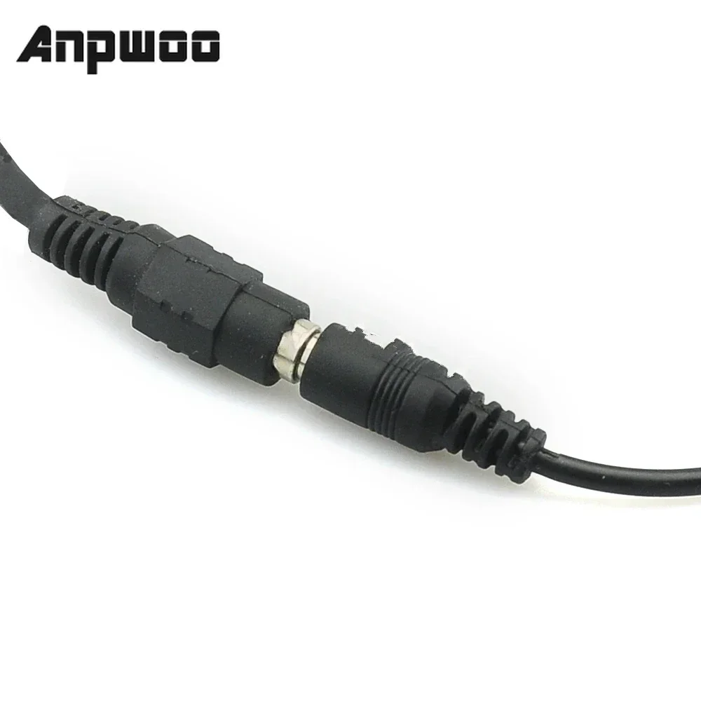 ANPWOO 10x تيار مستمر الطاقة 1 أنثى إلى 4 ذكر كابل توصيل 5.5x2.1 مللي متر الفاصل محول الأمان