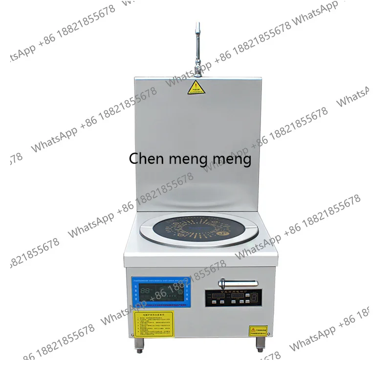 

Commercial large induction cooker, single-head soup stove, with button thermostat, canteen short soup