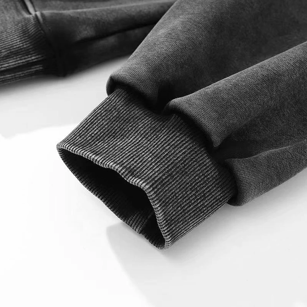 مضحك أنيمي الفضاء الغريبة طباعة الرجال هوديس النساء الشرير Y2k مقنعين الرجعية القطن البلوز فضفاض الهيب هوب الشارع الشهير الشتاء #5