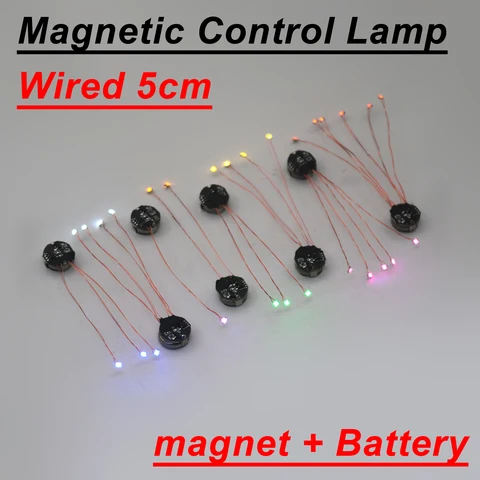 Магнитная LED лампа Gunda, 5 см, компактная и яркая — изображение товара