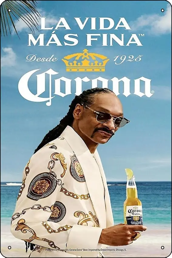 La Vida Snoop Poster Metall Blechschild Lustige Männerhöhle Home Office Bar Dekor