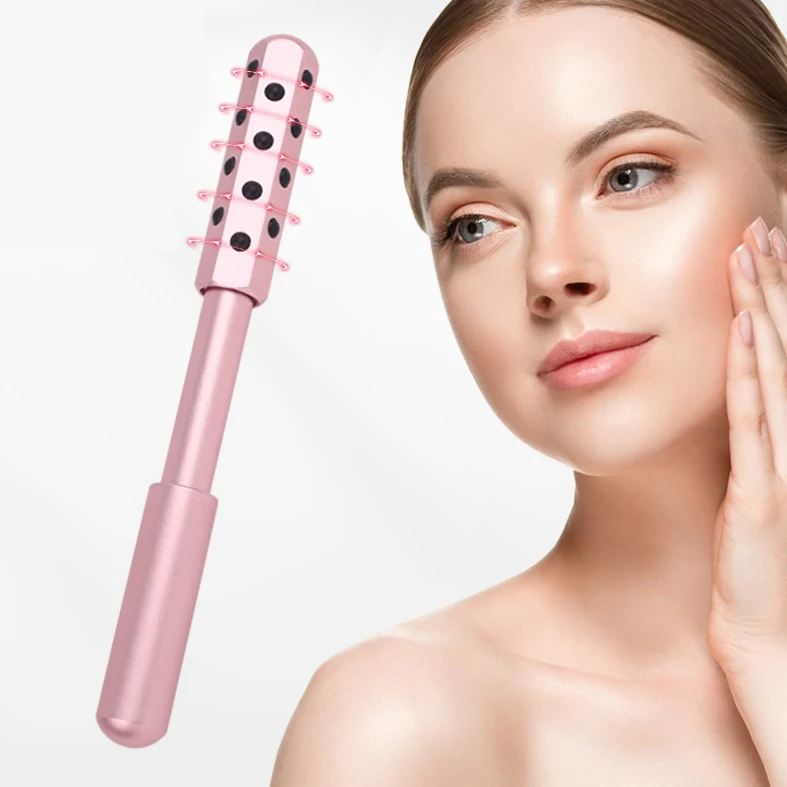 1pc Beauty Massage Stick Aluminum Alloy Rolling Particle for Face Arm Leg Back Skin Firming Care Tool