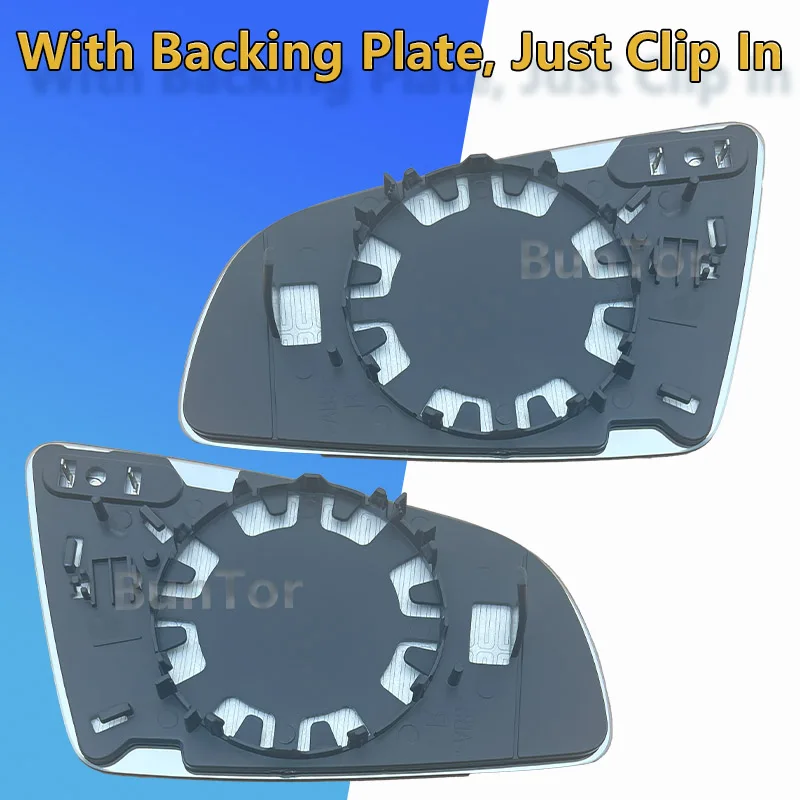 For Audi A6/S6 C6 2005 2006 2007 2008 Left&Right Side Heated Rearview Mirror Glass/A3/S3 A4/S4 RS4 Car Wing Mirror/Parts Replace