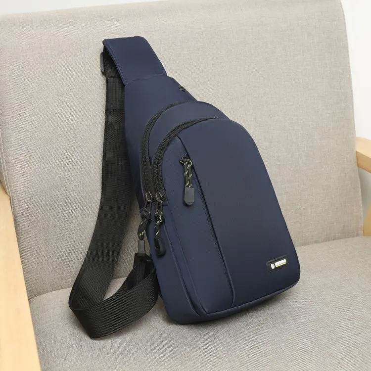 Men's Lightweight Nylon Crossbody Bag - close-up view