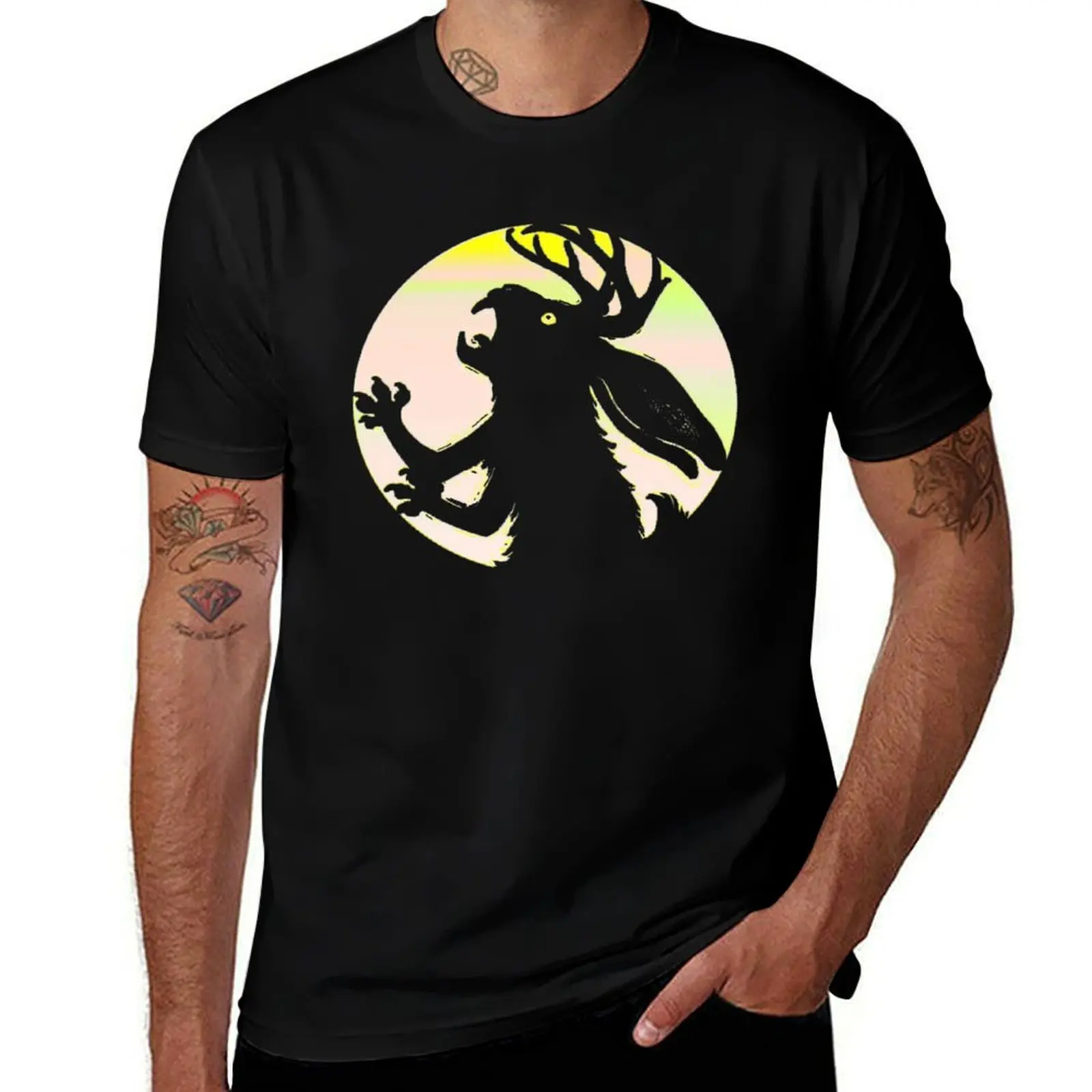 The Call of The Jackalope T-Shirt Large Size Short Sleeve T-Shirt