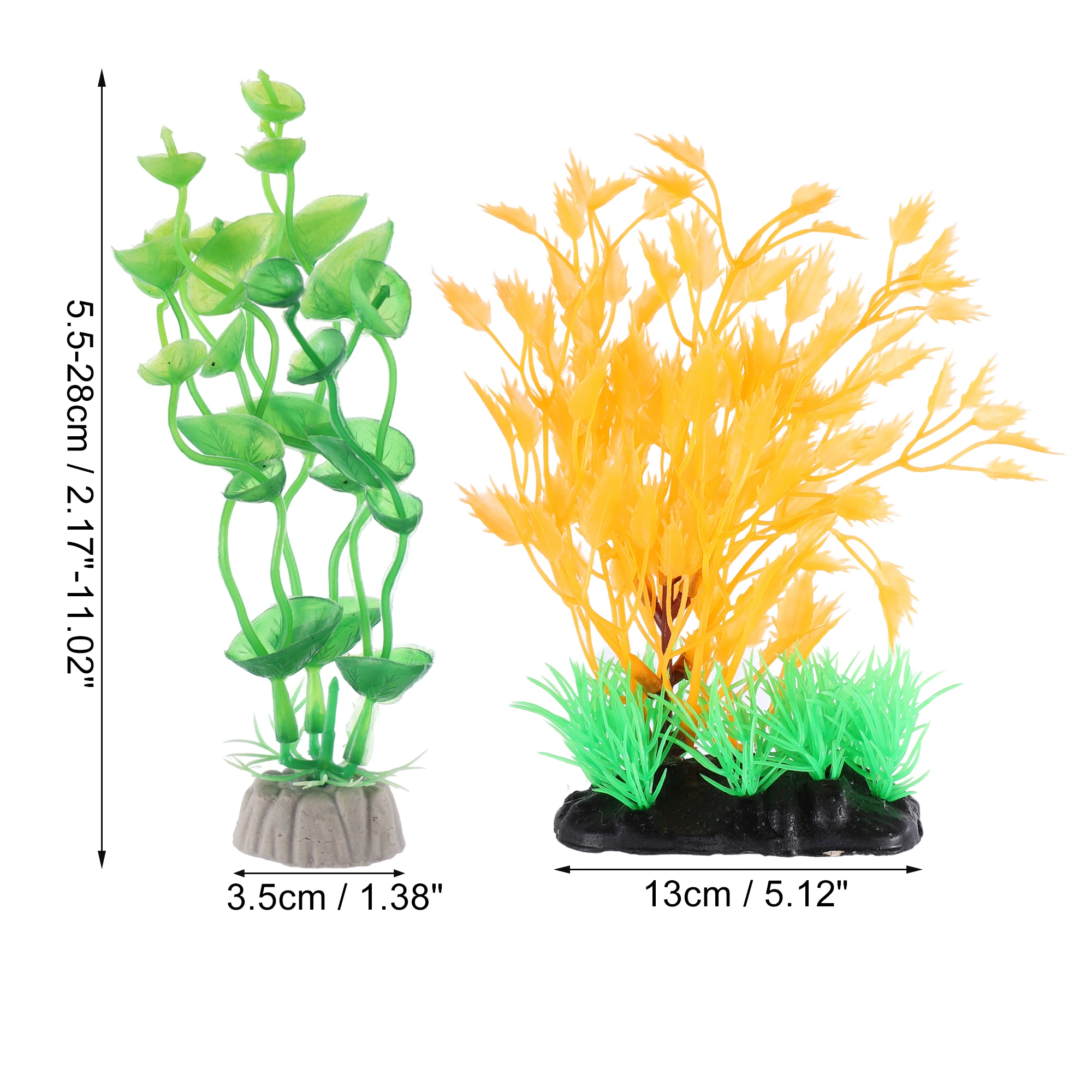 UXCELL 3/4/5/6/8/9 ks umělý akvárium rostlin tráva voda weeds okrasa ryba komora rostlina kvést tráva dekorace příslušenství