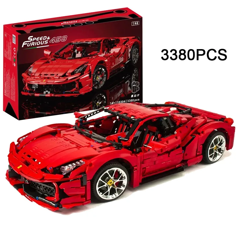 4301PCS Technische Countach Sport Auto Bouwstenen Racing Voertuig Model MOC Bouwstenen Speelgoed Cadeau Voor Kinderen Volwassen