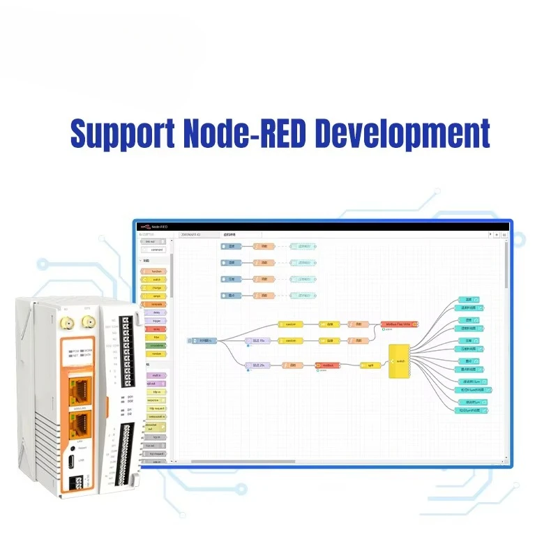 USR-M300 Edge Computing Industrial IoT Gateway Modbus RTU zu TCP-Protokollkonvertierung IO-Module DI, DO, AI, AO, IO