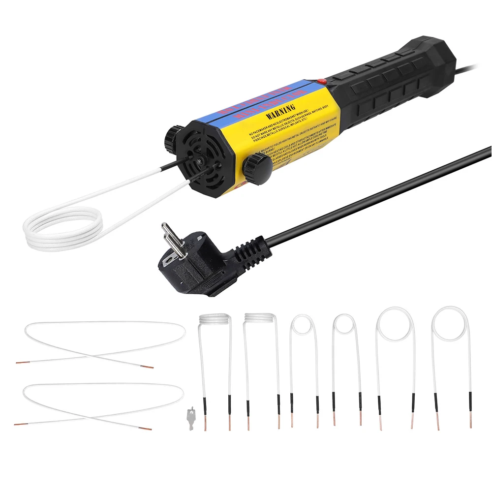 3 Coils 110V/220V 1000W Magnetic Induction Heater Bolt Remover Car Repair Machine Tool Screw Tool Bolt Heat Remover Tool Kit