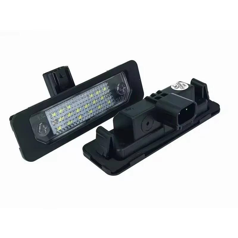 2pcs White LED License Plate Light For Ford Mustang 2010 2011 2012 2013 2014 Focus Fusion Flex Taurus Car Rear Tail Lamps
