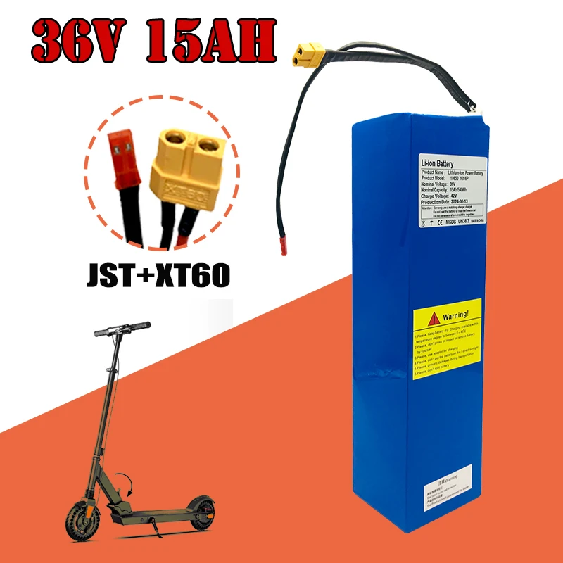 

36V 15000mAH Lithium ion Battery Pack 15AH 540wH，for Segway Ninebot MAX-G30 Electric Special Batteries