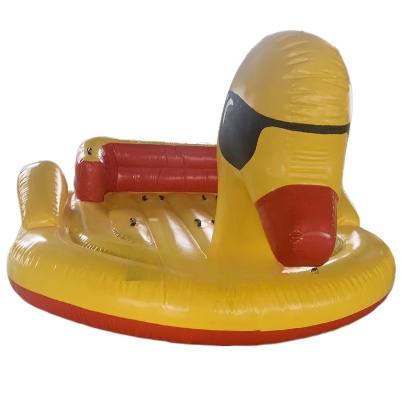 

Summer Outdoor Inflatable Water games for adults kids inflatable duck boat 6 person 4 person