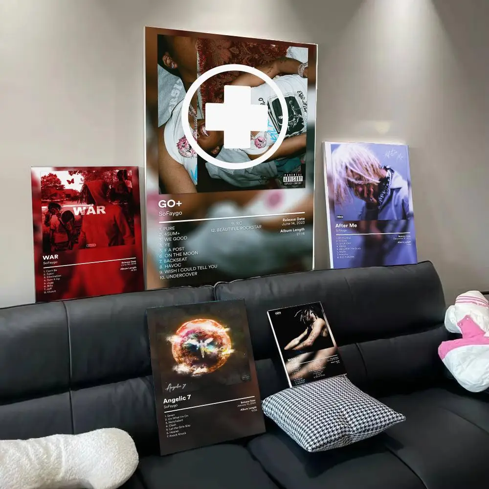 Singer S-SoFaygo Poster Modern  Wall Art Aesthetic Minimalist Bedroom Decor Cafe Home Gift