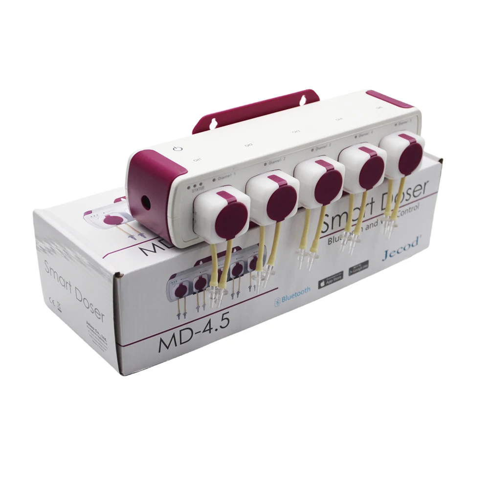 Dosificador de bomba dosificadora automática inteligente MD-4.5 AP+Control WiFi para pecera de arrecife de coral