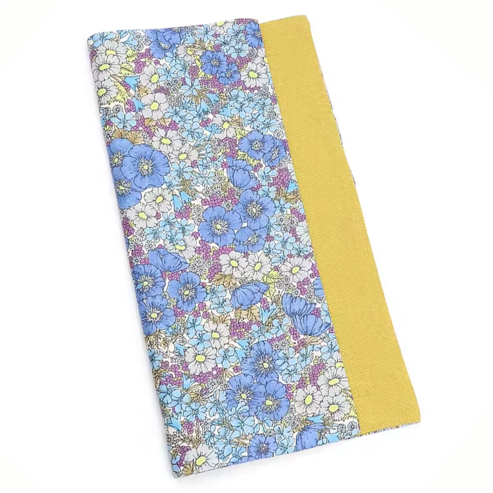 Nieuwste CottonTwo Side Floral Plaid Cotton Pocket Square Zakdoek Casual Narrow Lover's Day Wedding Dagelijks gebruik Pakaccessoire