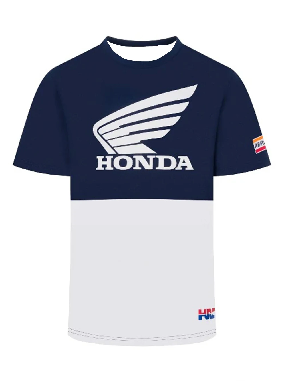 

2025 New Men Honda HRC Racing Tshirt Quick-Drying Locomotive Style Navy Casual Short-Sleeve Men Women Motorcycle Top Clothing